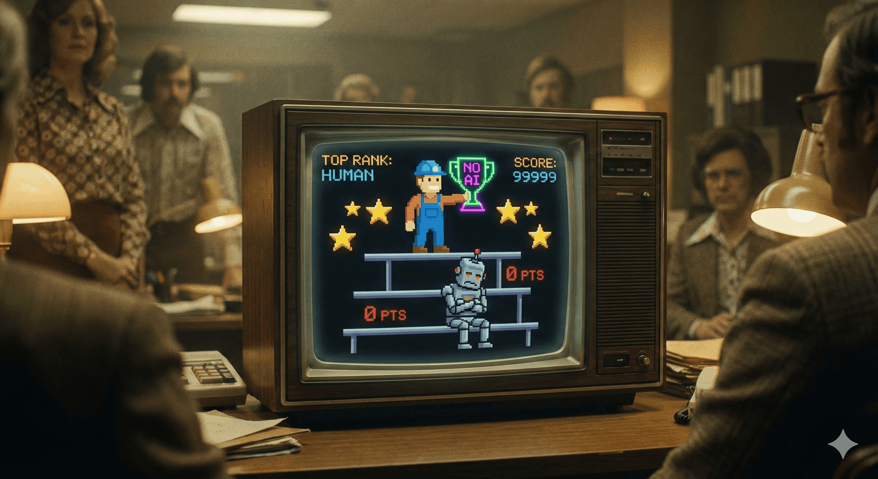 Retro Screen Style for Social Media